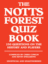 The Notts Forest Quiz Book (eBook)